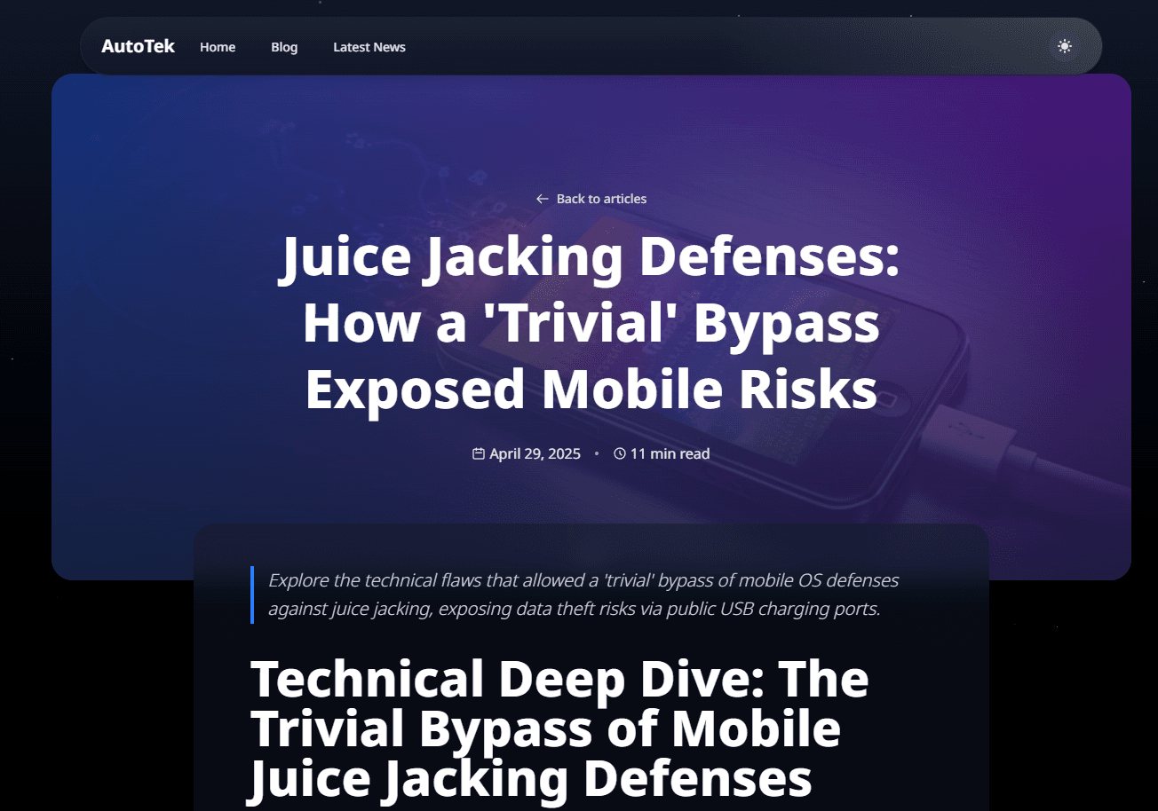 Post Details Page